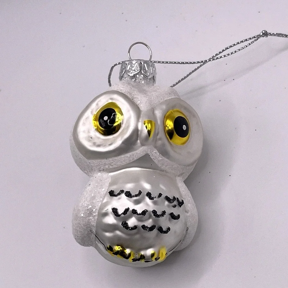 White‎ Glitter Owl 3